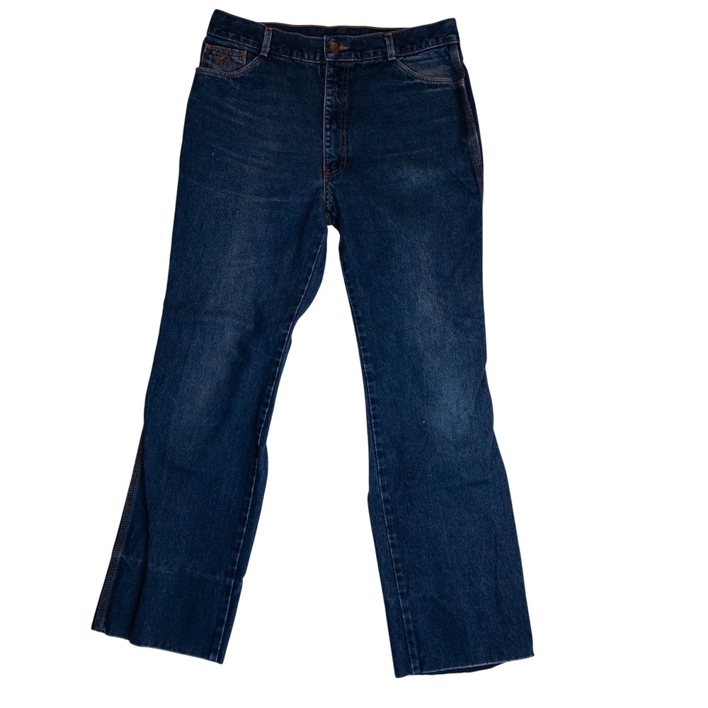 Jordache Jeans Women 34 Dark Wash Vintage High Rise Straight Leg USA